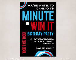 And when you pair it with the customization capabilities of my winstar, you really can make the most of every minute and every dollar spent at winstar world casino and resort. Minute To Win It Invitations Free Minute To Win It Party Games Ideas And Supplies Minute To Win It Minute To Win It Games Kids Party Games