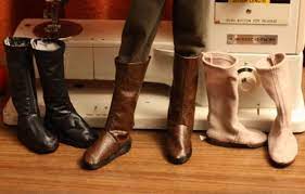 Barbie dolls are an icon! Free Pattern Msd Knee High Boots Denofangels Barbie Shoes Doll Shoes Tutorial Doll Shoe Patterns