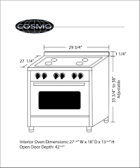 kitchen stove dimensions sobkitchen