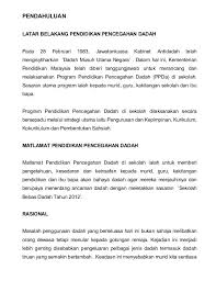 Pendahuluan Latar Belakang Pendidikan Pencegahan Dadah Pada 28 Februari 1983 Jawatankuasa Kabinet Antidadah Telah Mengisy Fails