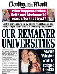 O n 20 may 1975, midway through the uk's last referendum on europe, the daily mail published an article about how life would be if voters chose to leave the eec. Daily Mail Call To Find Out About Anti Brexit Bias At Universities Spectacularly Backfires Huffpost Uk