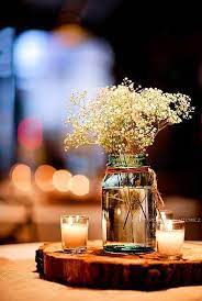 10 Easy Rustic Wedding Diy Ideas Weddingmix Wedding Centerpieces Babys Breath Centerpiece Wedding Table