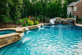 Peaceful Pool Vibes In 2020 Pool Builders Spa Pool Beautiful Outdoor Spaces