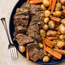 My husband enjoyed deer hunting for many years, so i was challenged to find ways to put that meat to good use. Slow Cooker Classic Pot Roast With Carrots And Potatoes Cook S Country