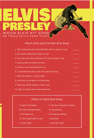 N january 8, 1935, gladys presley gave birth to twin boys, elvis aaron and jessie. 9 Best Elvis Presley Printable Games Printablee Com