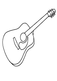 Visit our website to see or print acoustic guitar coloring page. Coloring Pages Guitar Coloring Page For Kids