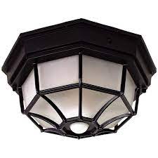 Shop the top 25 most popular 1 at the best prices! Octagonal 12 Wide Black Motion Sensor Outdoor Ceiling Light H7011 Lamps Plus