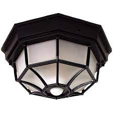 9 magicpro solar lights motion sensor solar powered light. Octagonal 12 Wide Black Motion Sensor Outdoor Ceiling Light H7011 Lamps Plus