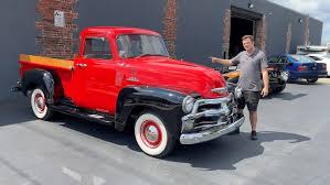 Image result for Red 1954 Truck