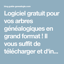 Logiciel Gratuit Pour Vos Arbres Genealogiques En Grand Format Il Vous Suffit De Telecharger Et D In Arbre Genealogique Genealogie Arbre Genealogique Gratuit