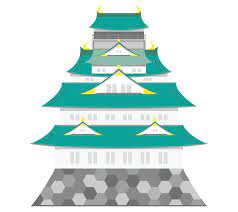 大阪城のイラスト | 高品質の無料イラスト素材集のイラサポフリー