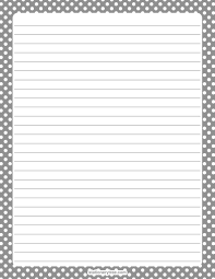 Free Gray And White Polka Dot Stationery And Writing Paper Free Printable Stationery Printable Stationery Writing Paper Printable