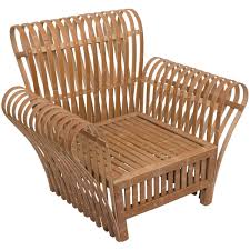 Bamboo Slat Lounge Chair 1stdibs Com Vintage Lounge Chair Bamboo Furniture Diy Bamboo Furniture