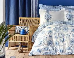 Komfort home çift kişilik ranforce pike takımı 200x230 cm. Karaca Home Felinda Mavi Ranforce Cift Kisilik Pike Takimi Alkapida Com