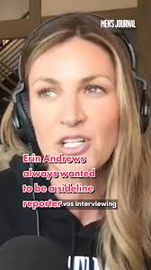 Erin Andrews is living out her childhood dreams as a sideline reporter. For  more from @ErinAndrews check out the Everyday Warrior Podcast hosted by  @Mike Sarraille. #erinandrews #EverydayWarrior