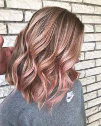 Official Hair Color Trend Of This Summer Rose Gold Hair Color Rose Gold Gold Hair Colors Trendy Hair Color