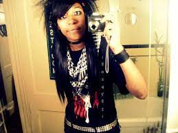 Emo Hairstyles For Black Girls Black Scene Girls Emo Hair Scene Fashion