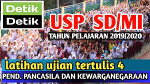 Latihan soal online adalah website yang berisi tentang latihan soal mulai dari soal sd / mi sederajat, smp / mts sederajat, sma / ma sederajat hingga umum. Latihan Ujian Tertulis 4 Usp Sd Mi Ppkn Detik Detik Usp Sd Mi Usbn 2020 Youtube
