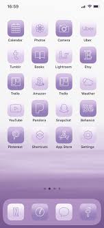 Best ios 14 hidden feature: Lilac App Icons Purple Ios 14 Aesthetic Pastel Purple Icons Pack Ios 14 Violet Icons App Icon Purple Ios Pastel Purple Icons