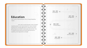 This template is another great option for introducing yourself through powerpoint. Personal Profile Powerpoint Template Notebook Slidebazaar