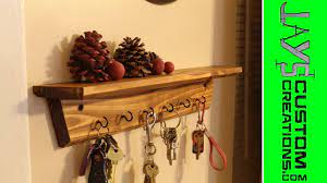 One of the best diy key holder with a hot touch of wood and metal. Super Easy Key Holder Shelves 113 Youtube