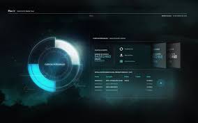 Futuristic Interfaces Might Be Used But Care Should Be Taken As These Could Age Pretty Fast Interface Design Interface Online Banking