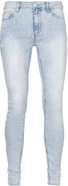 Topman Acid Wash Super Spray On Skinny Jeans 76 Topman Lookastic