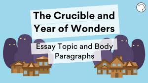 Comparing The Crucible And Year Of Wonders Lisas Study