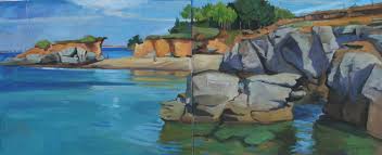 Brittany Coast Art Coast Painting