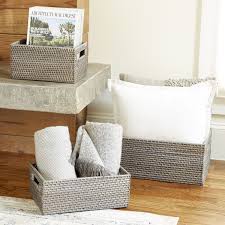 Get free shipping on qualified storage bins or buy online pick up in store today in the storage & organization department. Beautiful Practical Storage Ideas To Help You Organize It Protect It Or Stow It Away Woven Baskets A Rattan Storage Storage Bins Decorative Storage Baskets