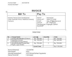 Contoh invoice penagihan dp 50. Contoh Invoice Untuk Dp Kerkosa