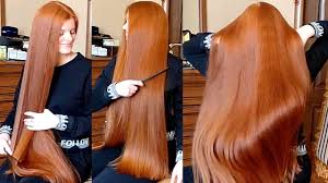 Gorgeous curly redhead girls back. Realrapunzels Red Healthy Long Hair Preview Youtube