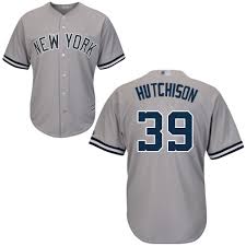 Majestic Replica Drew Hutchison Mens Grey Mlb Jersey 39