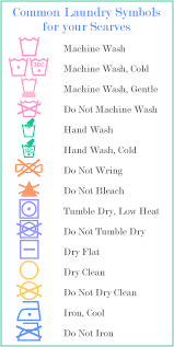How To Hand Wash A Scarf Laundry Symbols Diy Cleaning Solution Laundry Care Symbols