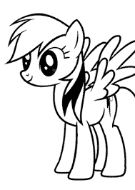 Rainbow dash coloring page free printable coloring pages. My Little Pony Rainbow Dash Coloring Pages For Kids Printable Free Coloing 4kids Com