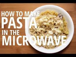 I made spaghetti carbonara using only the microwave in less. How To Make Pasta In The Microwave Youtube