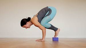 Build Up To Bakasana Yoga Block Yoga Crow Pose