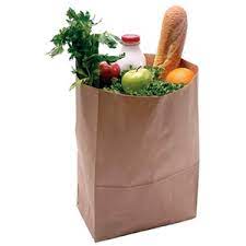 Brown Paper Bag Supermarket Paper Grocery Bags Food Food And Drink
