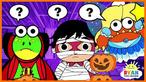 Ryan shrink in bugs world| cartoon animation for children with ryan toysreview!!! Trick Or Treating On Halloween In Haunted House With Ryan Cartoon Animation For Kids Youtube