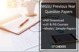 Mgsu Previous Year Question Papers 2018 Bikaner University Model Papers Sample Question Paper Old Question Papers Previous Question Papers