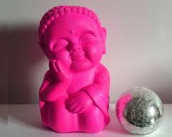Buda Bebe 20cm Pensador Rosa Pink Neon Fosco No Elo7 L Tonini Atelier Feito A Mao Hand Made C4b67d