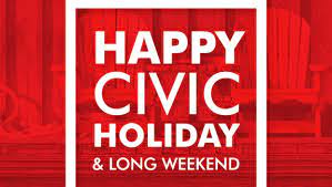 Ontario celebrates nine statutory holidays including new year's day, good friday and christmas. No Camp Today Civic Holiday Kettleby Valley Summer Camp
