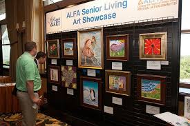 Senior Living Art Showcase Creative Arts Therapy Elderly Activities Senior Living