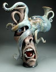 Mitchell Grafton Octopus Jug Hidden Ridge Gallery Art Ceramic Artists Sculpture
