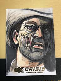 CZX SUPER HEROES Super-Villains BLACK MANTA SKETCH CARD Jeff Ritchie  Fredpaints $99.99