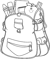 A simple lowercase letter tracing page with opportunity for children to make their own on the last line. School Bag Coloring Page Crafts And Worksheets For Preschool Toddler And Kindergarten School Coloring Pages Coloring Pages School Supplies List