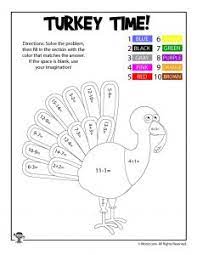 Feel free to print and color from the best 39+ thanksgiving math coloring pages at getcolorings.com. Thanksgiving Math Coloring Worksheets Woo Jr Kids Activities