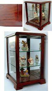 Rosewood Curio Display Cabinet Display Cabinet Doll Display Display Shelves