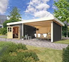 Na da hast du dir mal'n projekt rausgesucht. Gartenhaus Mit Schleppdach Karibu