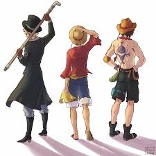 pin de ふぅま em ace sabo luffy luffy anime one piece anime
